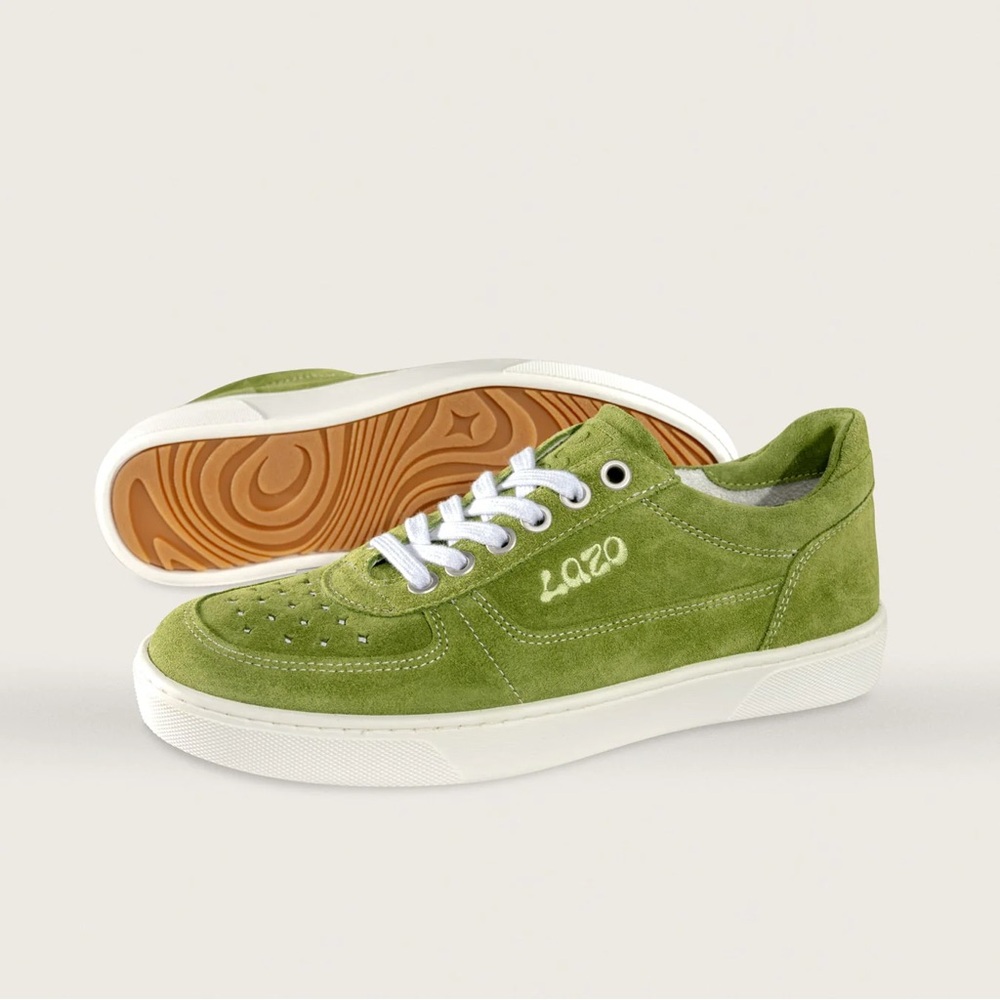 Hypernova Lazo Serpentine Green Suede Sneakers 90s Skate Shoes 7.5